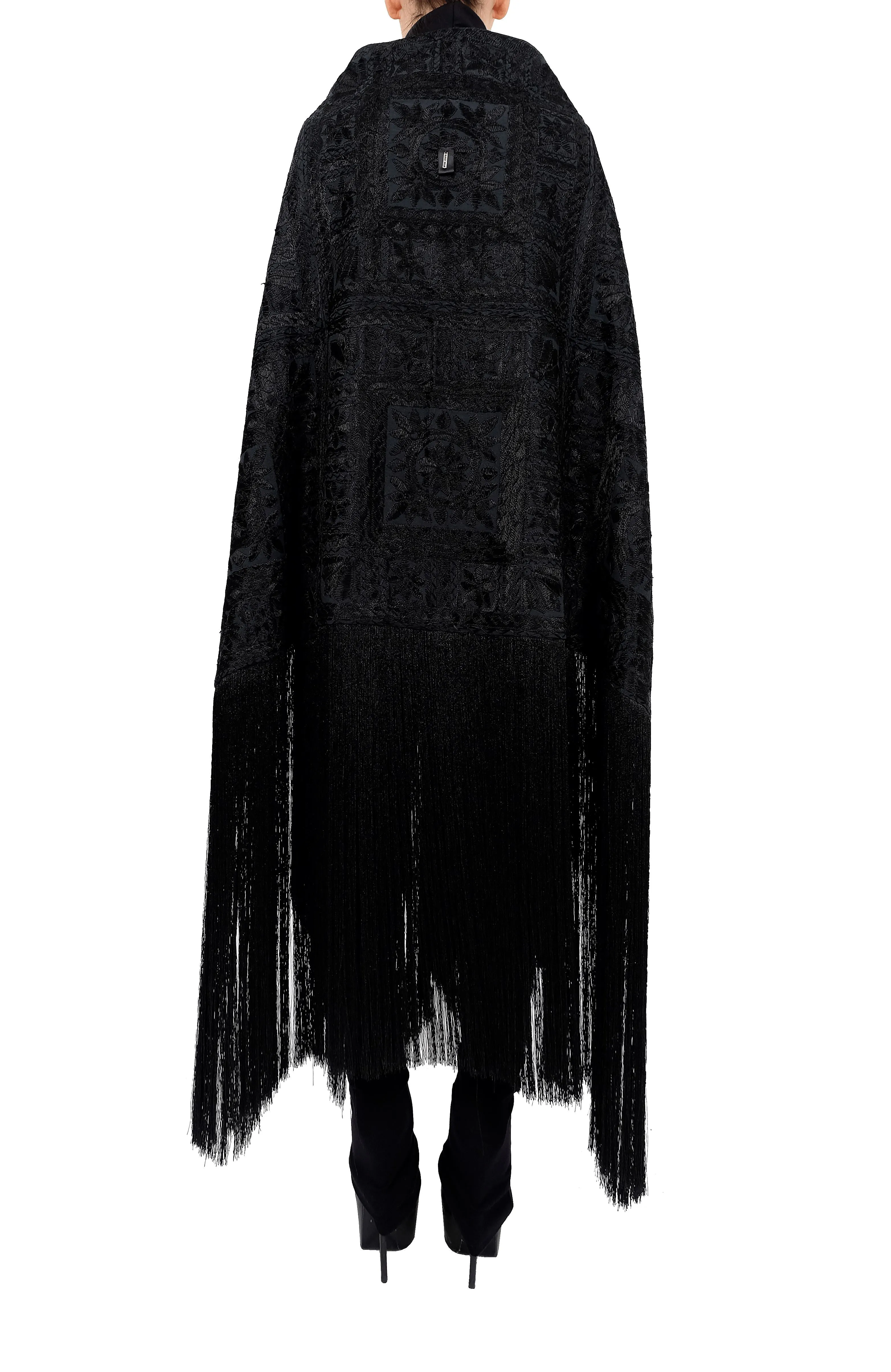 Hand Embroidered Poncho