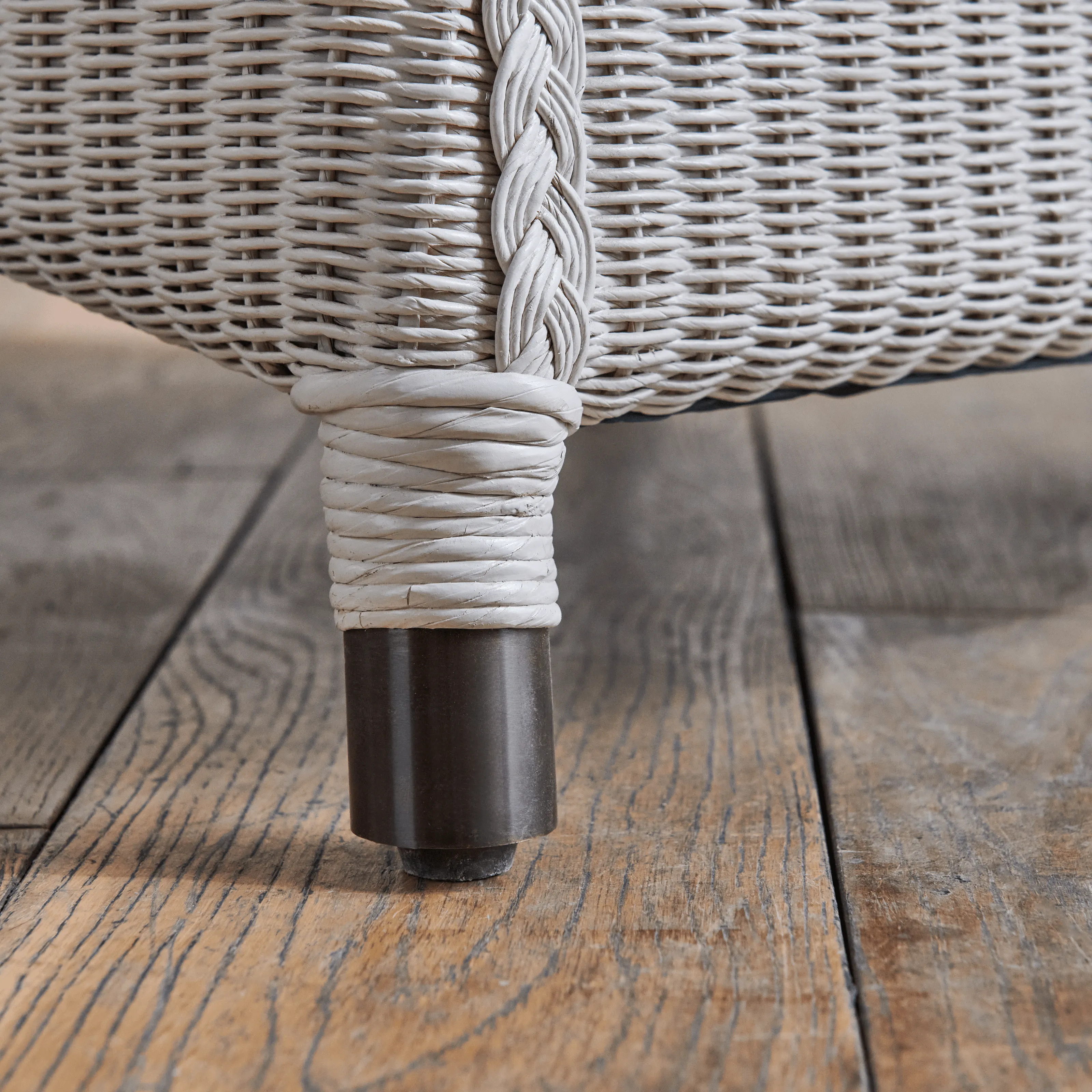 Havana Lloyd Loom Armchair, Silver Birch