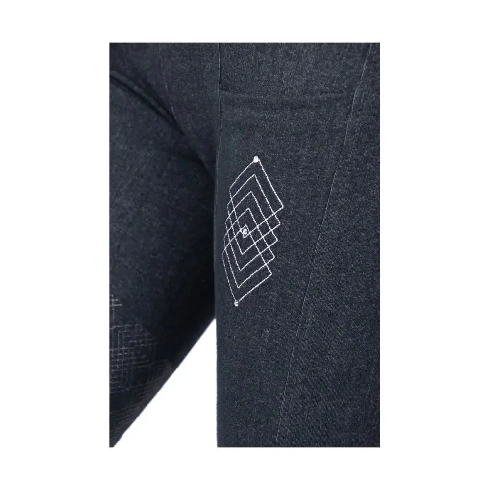 Hy Equestrian Jesmond Jewel Denim Look Tights
