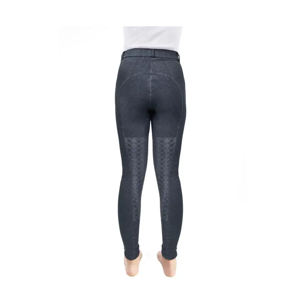 Hy Equestrian Jesmond Jewel Denim Look Tights