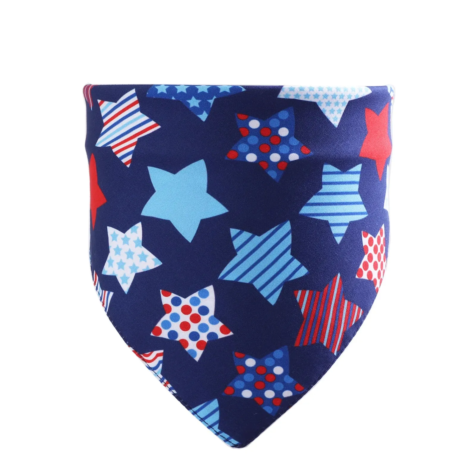 Independence Day Pet Triangle Scarf American Flag Pattern Dog Bandage for large dogs Fashion Summer Soft Pet Collar Dropshipping