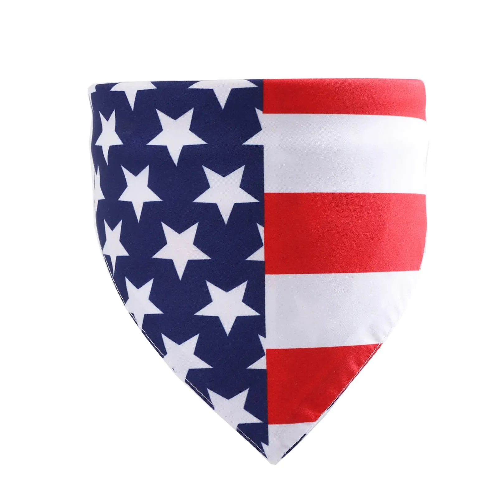 Independence Day Pet Triangle Scarf American Flag Pattern Dog Bandage for large dogs Fashion Summer Soft Pet Collar Dropshipping