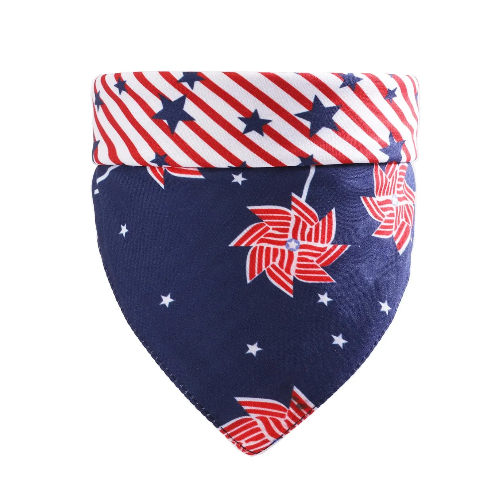 Independence Day Pet Triangle Scarf American Flag Pattern Dog Bandage for large dogs Fashion Summer Soft Pet Collar Dropshipping