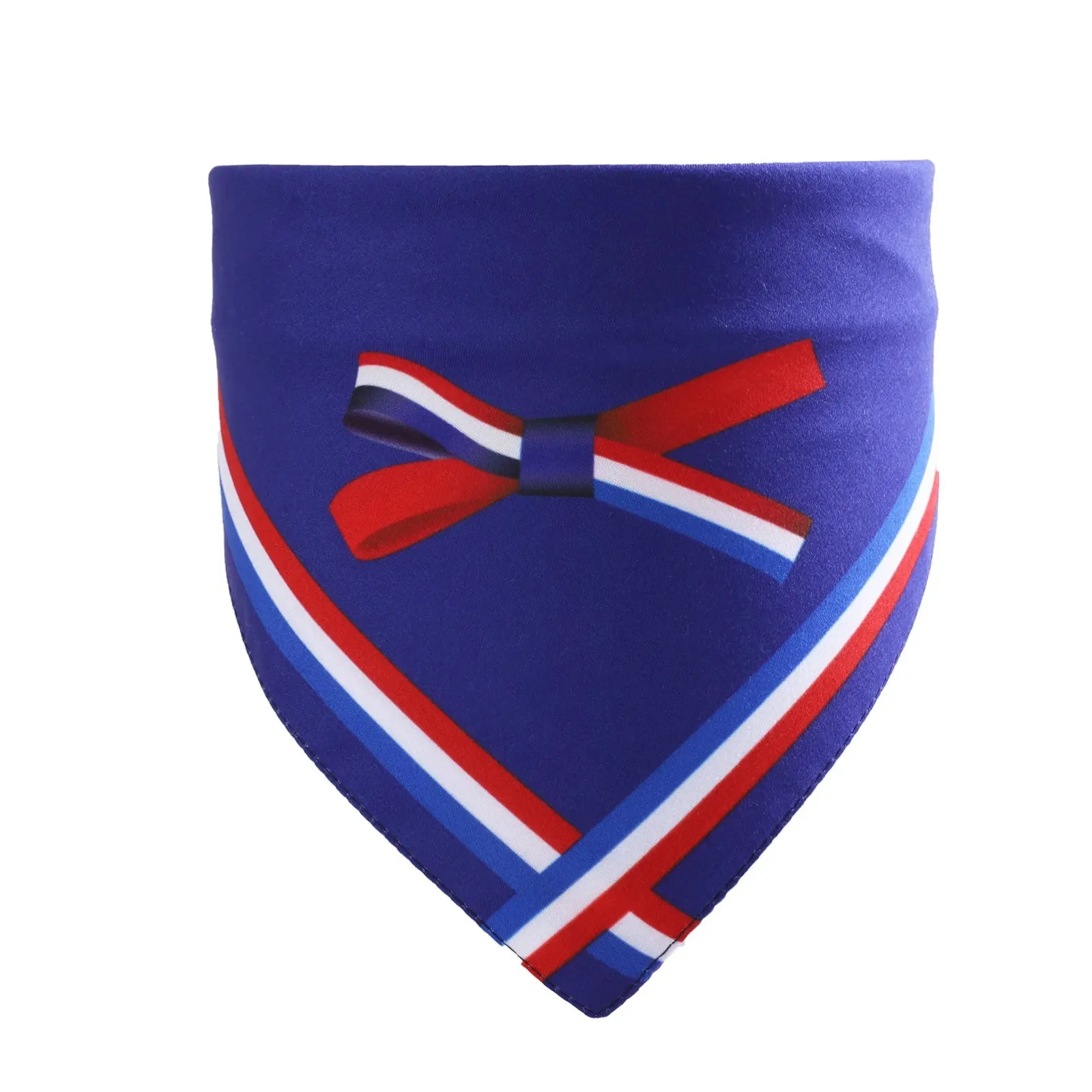 Independence Day Pet Triangle Scarf American Flag Pattern Dog Bandage for large dogs Fashion Summer Soft Pet Collar Dropshipping
