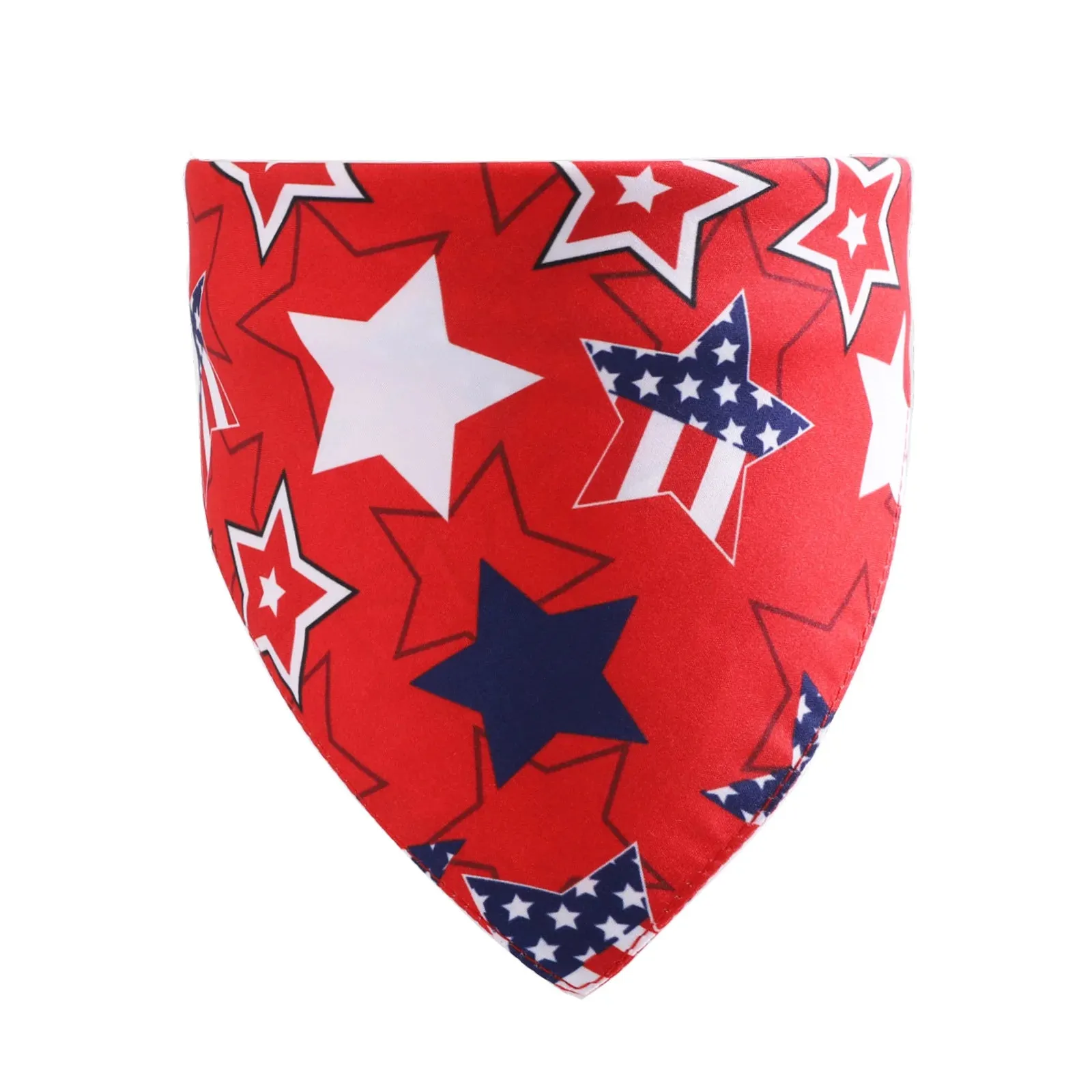 Independence Day Pet Triangle Scarf American Flag Pattern Dog Bandage for large dogs Fashion Summer Soft Pet Collar Dropshipping