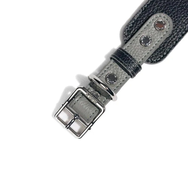 Indigo Leather Collar