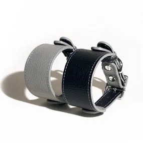 Indigo Leather Collar