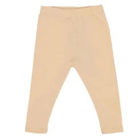 Infant Girls Plain Basic Tights - Beige