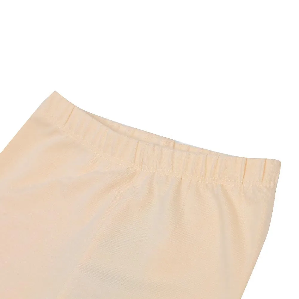 Infant Girls Plain Basic Tights - Beige