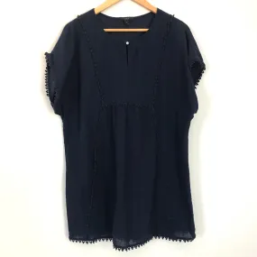 J. Crew Tunic Cotton Lace Trim- Size S