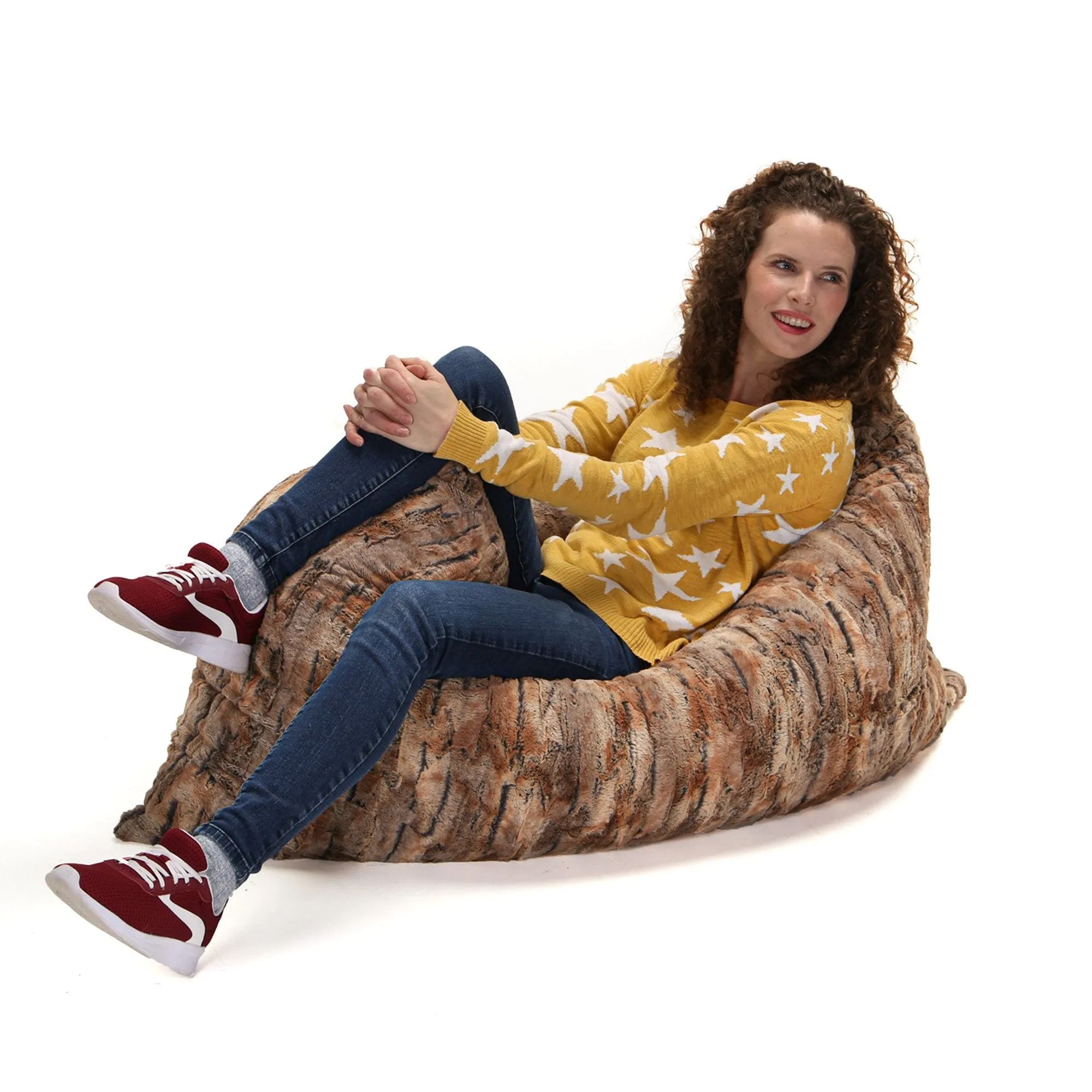 Jaxx Pillow Saxx 3.5' Giant Décor Floor Lux Fur Pillow