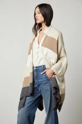 Jonas Stripped Poncho