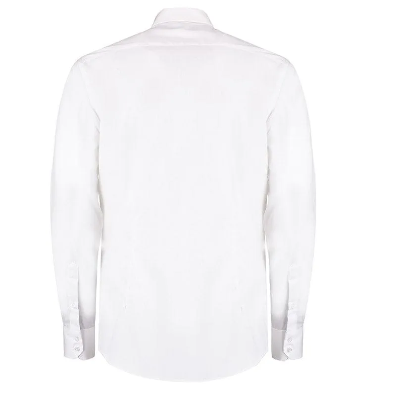 Kustom Kit KK139 Slim Fit Non Iron Oxford Twill Shirt Long Sleeve