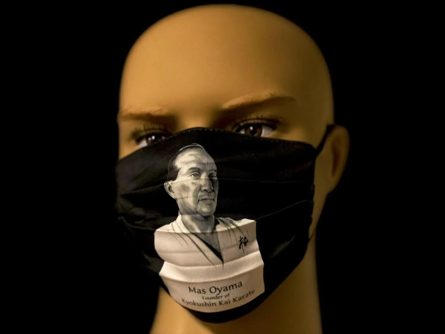 KYOKUSHIN KAI DOUBLE LAYER FACE MASKS- PACK OF 6 -BLACK