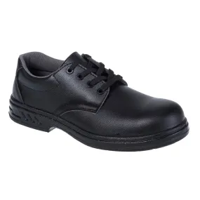 Laced Microfibre Safety Shoe