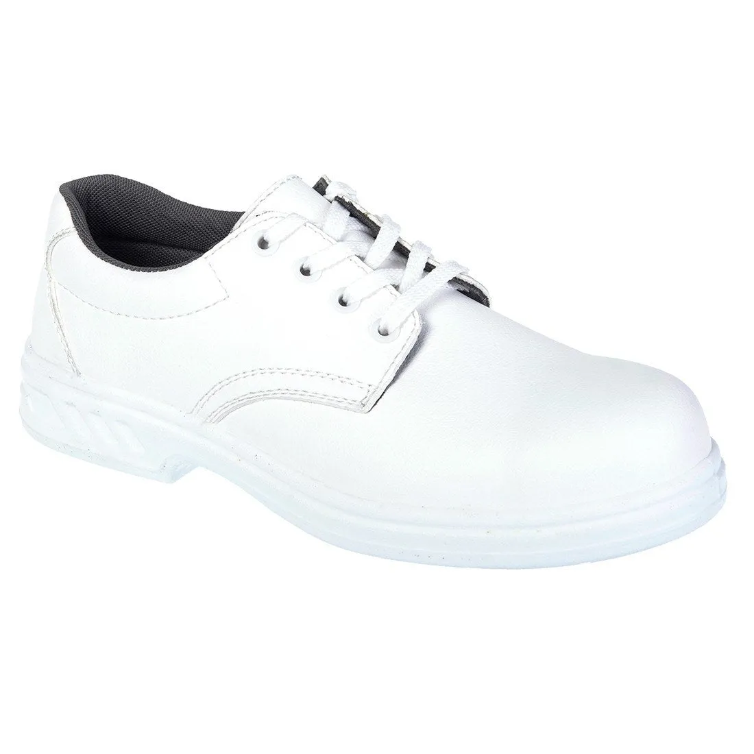Laced Microfibre Safety Shoe