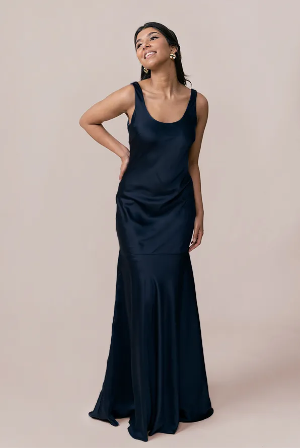 Lana Satin   Tulle Dress | Made To Order