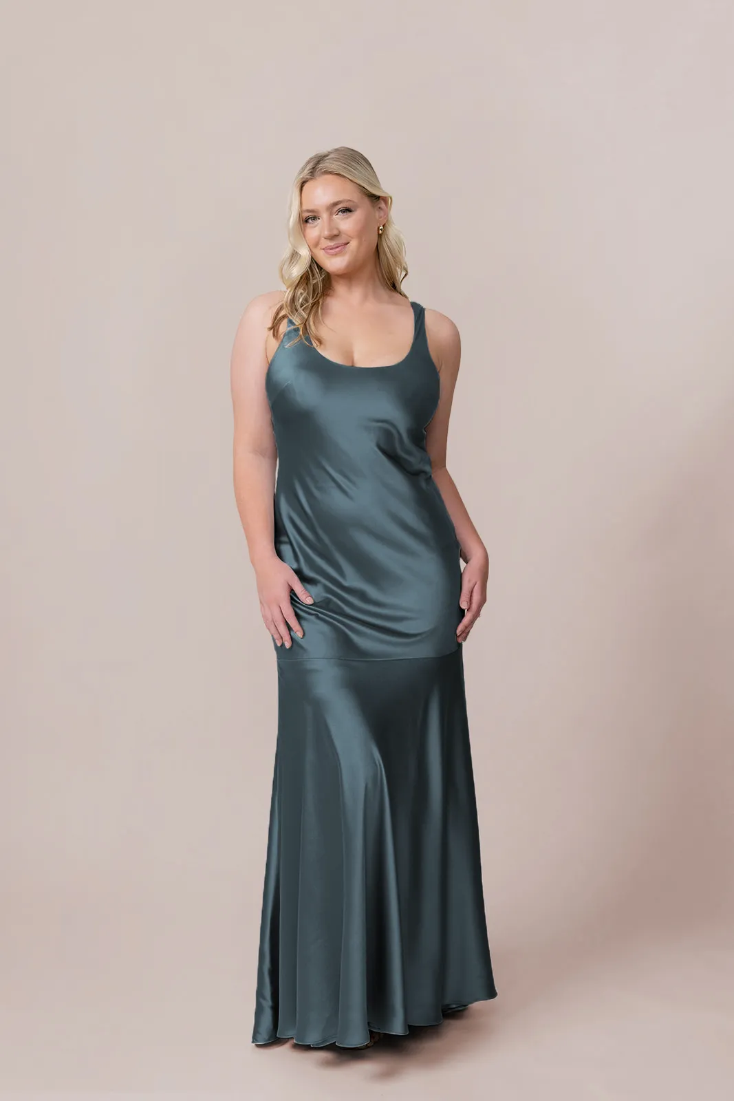 Lana Satin   Tulle Dress | Made To Order