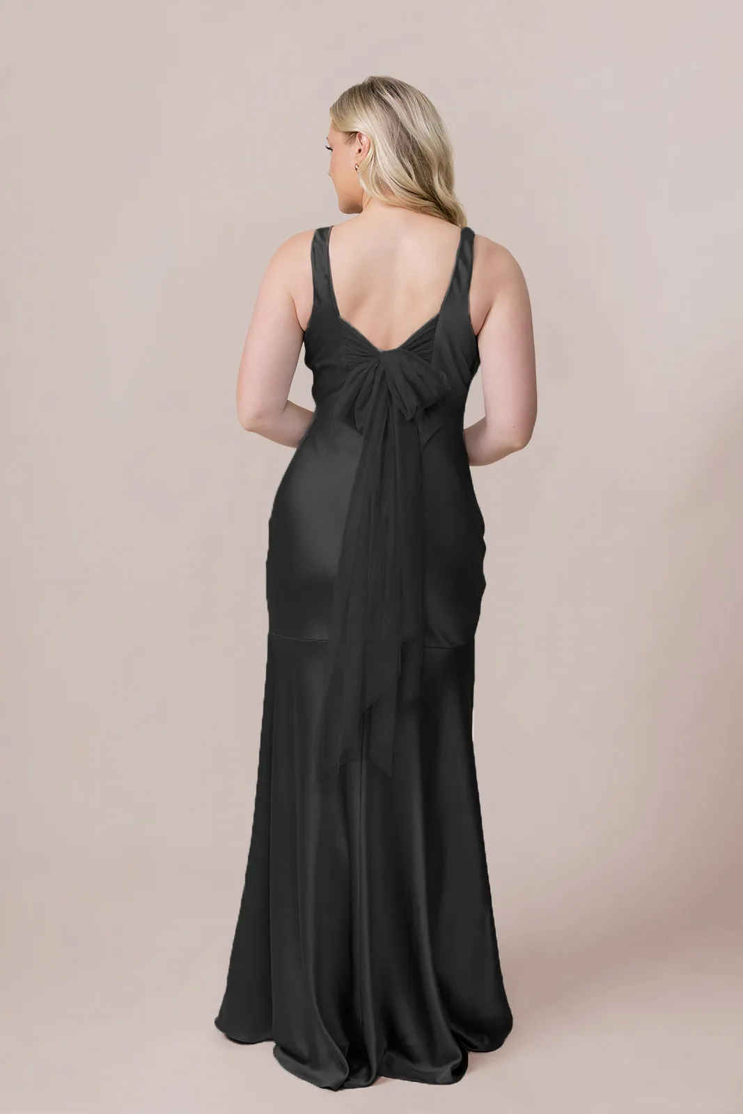 Lana Satin   Tulle Dress | Made To Order