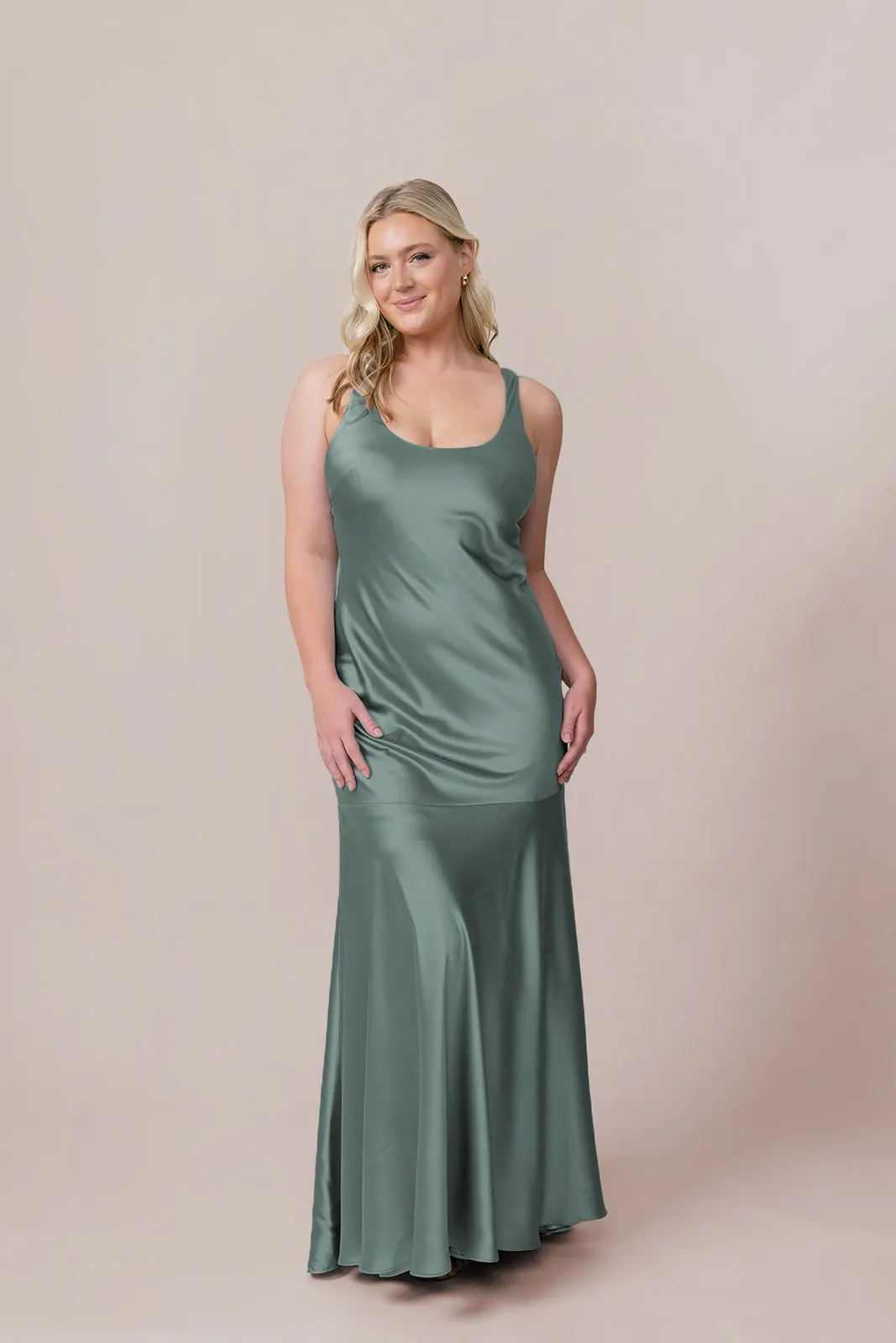Lana Satin   Tulle Dress | Made To Order