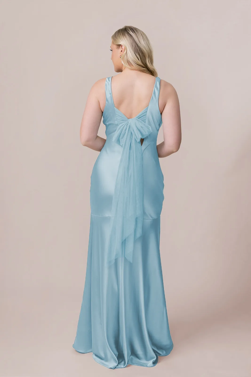 Lana Satin   Tulle Dress | Made To Order