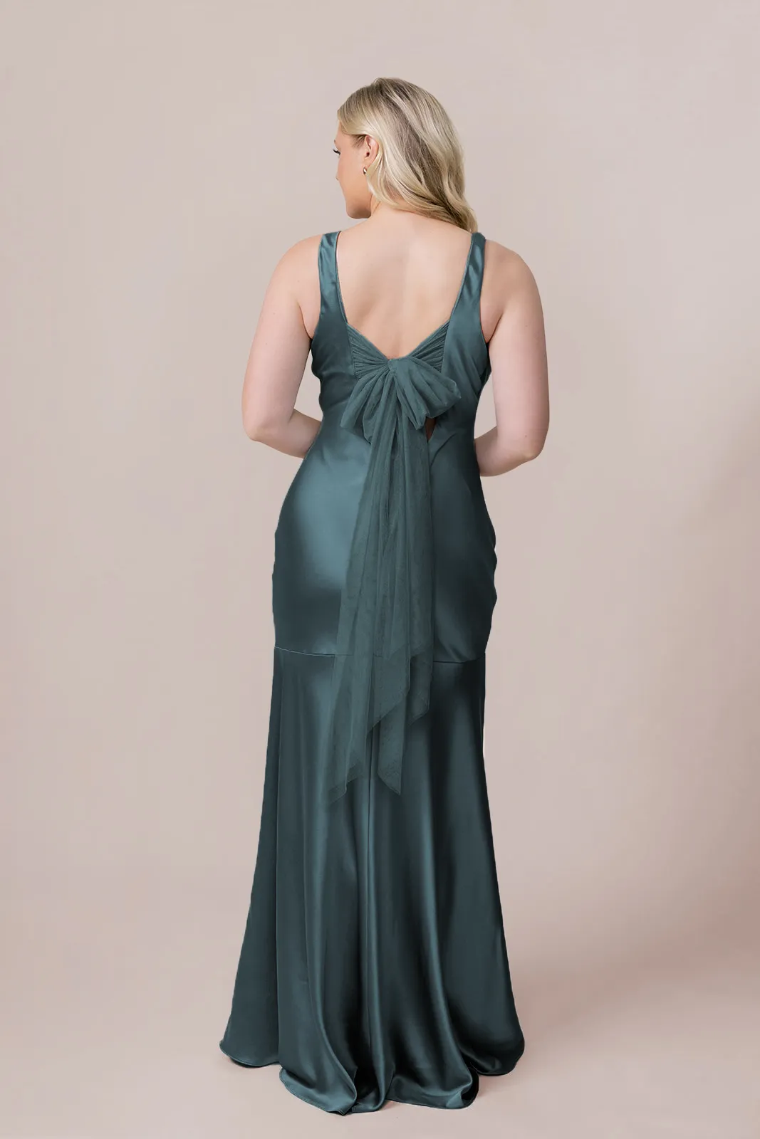 Lana Satin   Tulle Dress | Made To Order