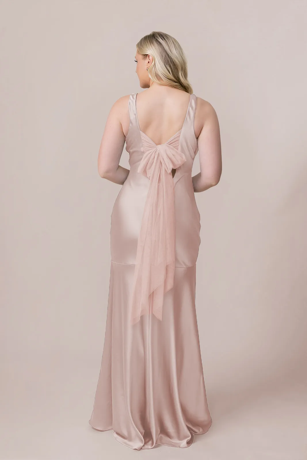 Lana Satin   Tulle Dress | Made To Order