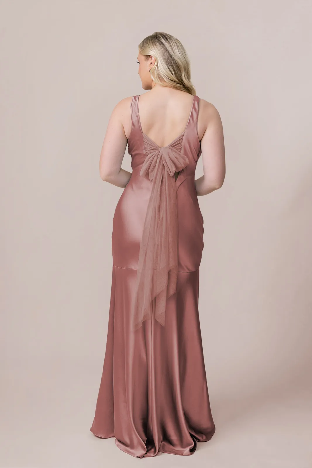 Lana Satin   Tulle Dress | Made To Order