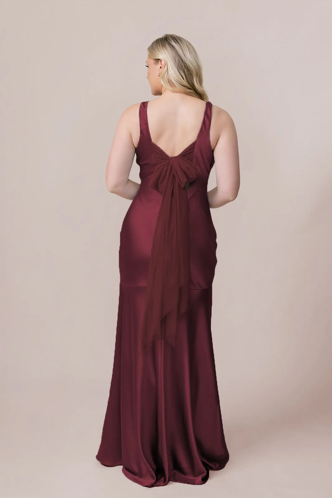 Lana Satin   Tulle Dress | Made To Order