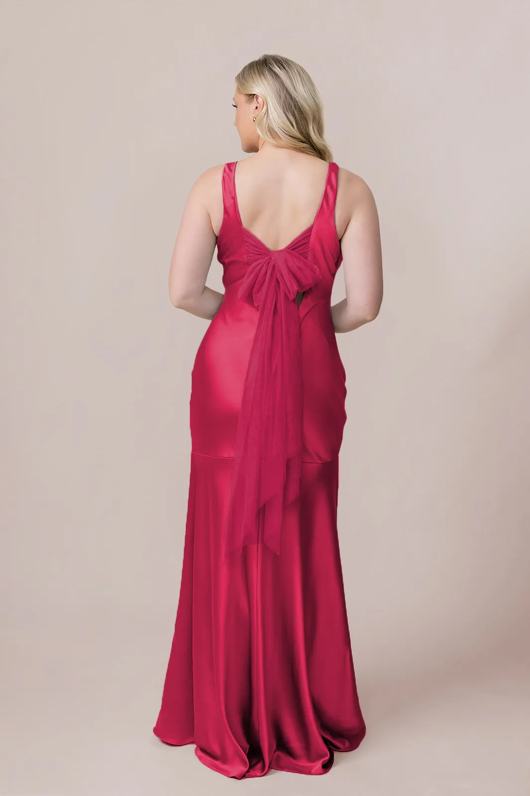 Lana Satin   Tulle Dress | Made To Order