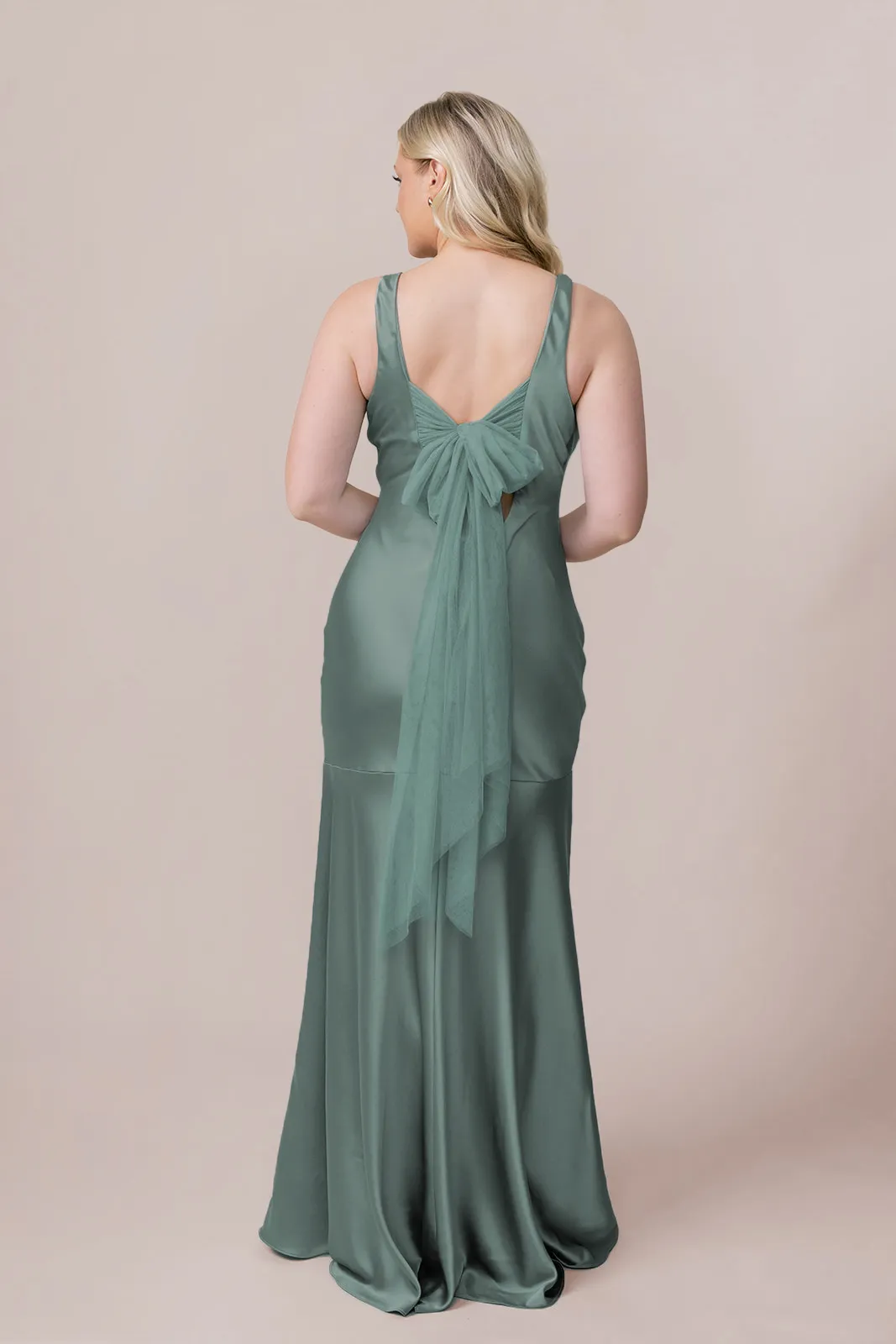 Lana Satin   Tulle Dress | Made To Order