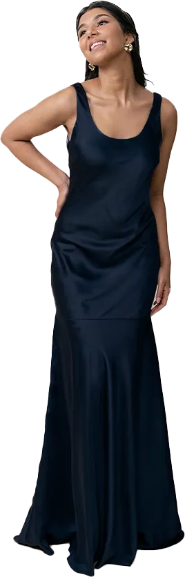 Lana Satin   Tulle Dress | Made To Order