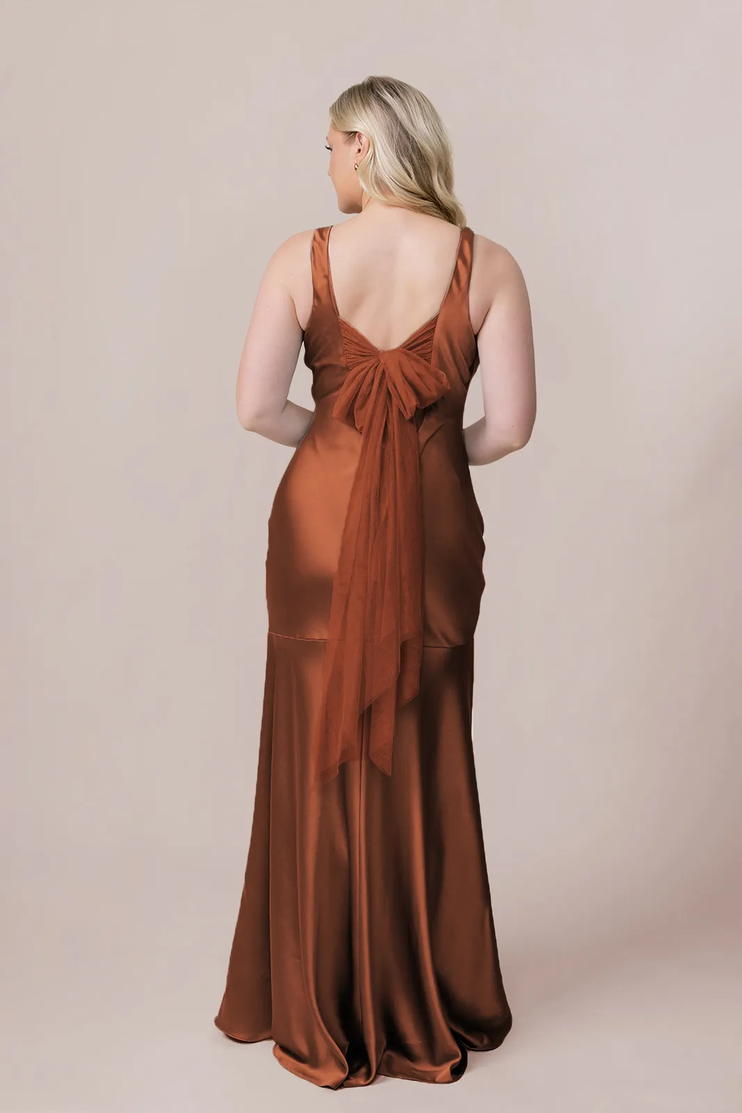 Lana Satin   Tulle Dress | Made To Order