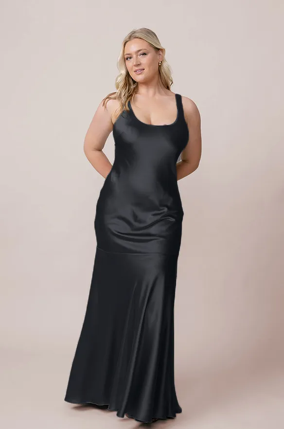 Lana Satin   Tulle Dress | Made To Order