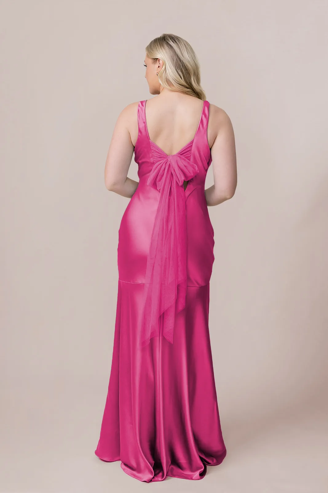 Lana Satin   Tulle Dress | Made To Order