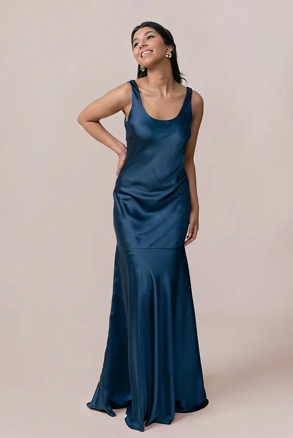 Lana Satin   Tulle Dress | Made To Order