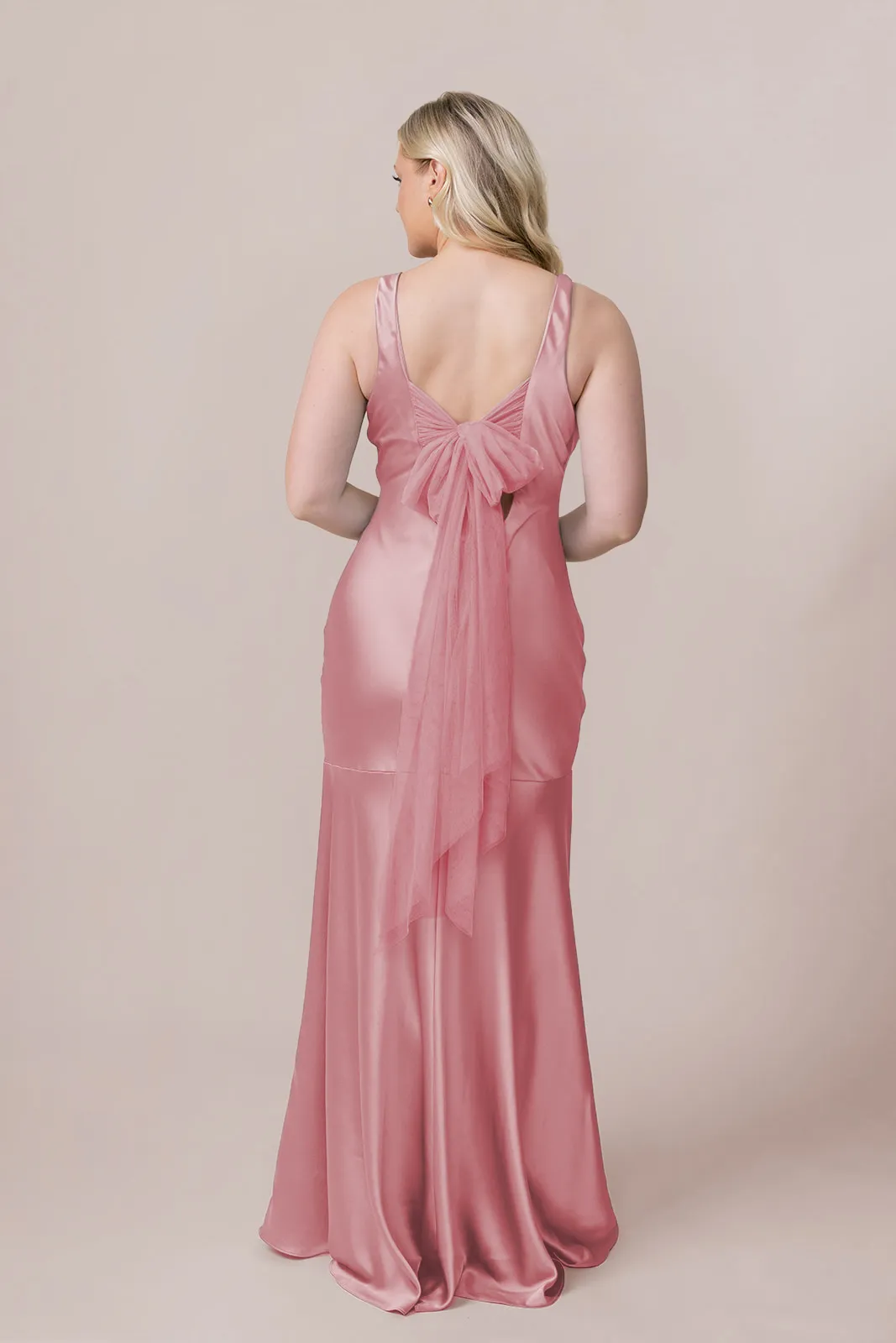 Lana Satin   Tulle Dress | Made To Order