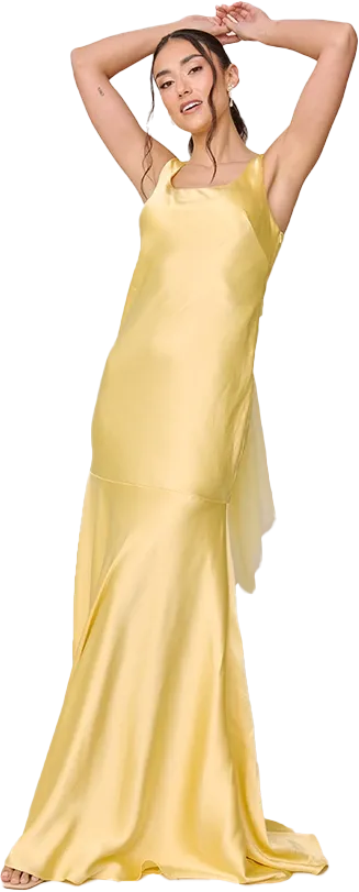 Lana Satin   Tulle Dress | Made To Order