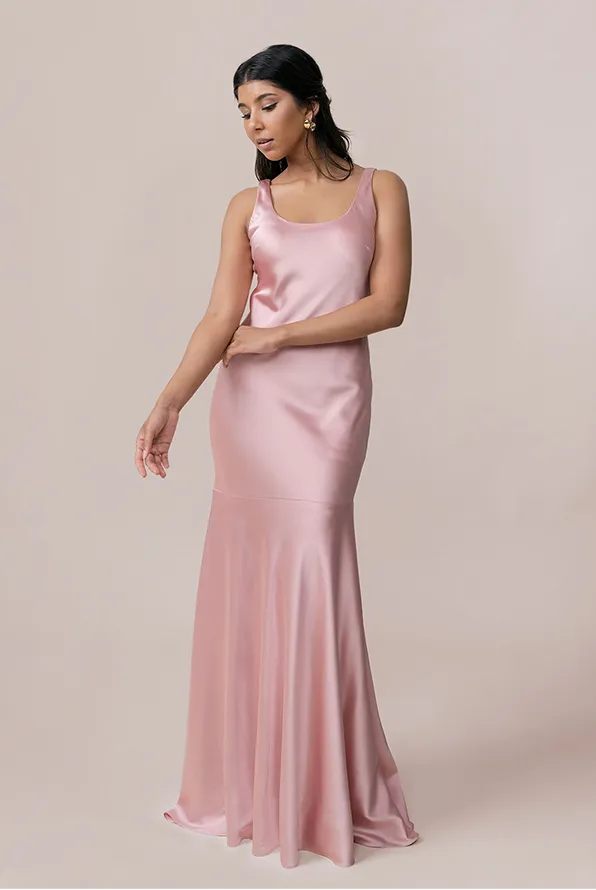 Lana Satin   Tulle Dress | Made To Order