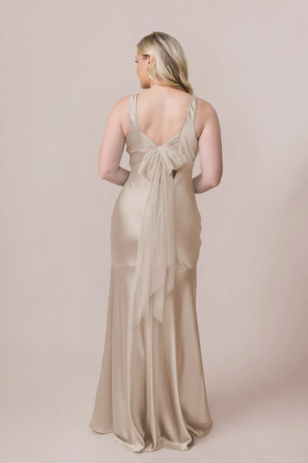 Lana Satin   Tulle Dress | Made To Order