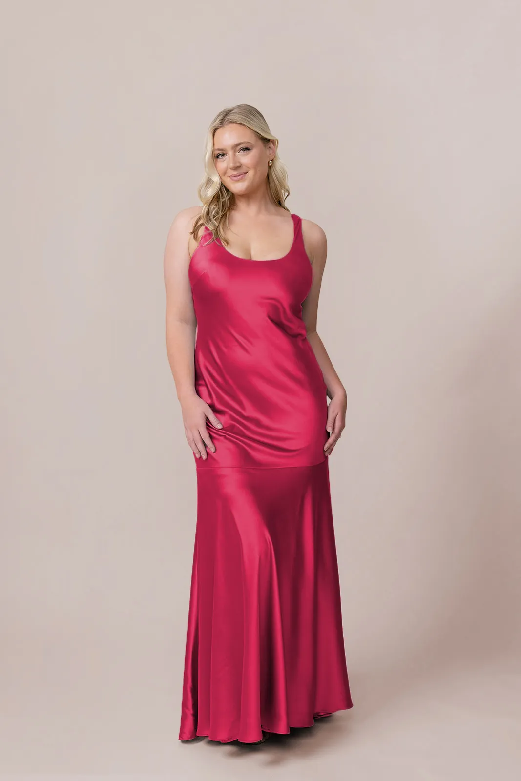 Lana Satin   Tulle Dress | Made To Order