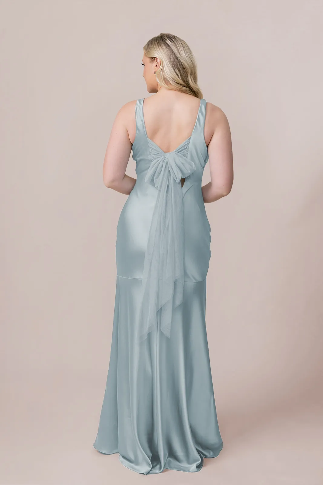 Lana Satin   Tulle Dress | Made To Order