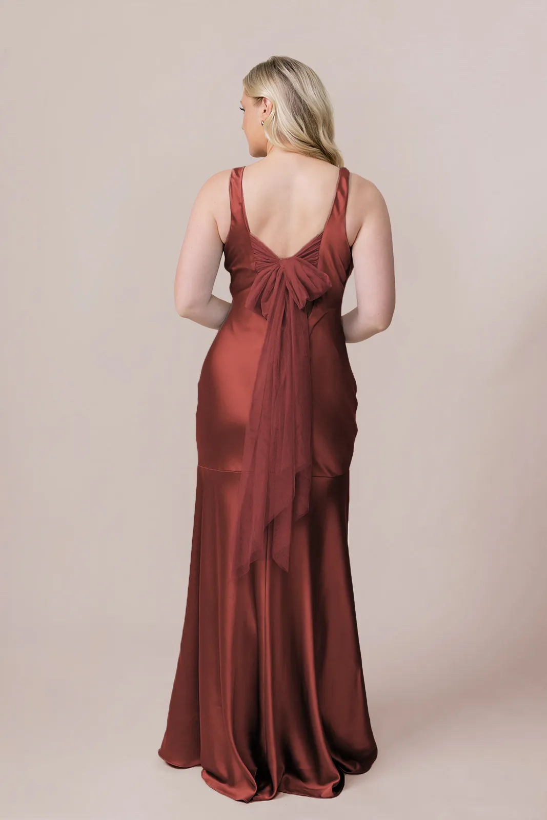 Lana Satin   Tulle Dress | Made To Order