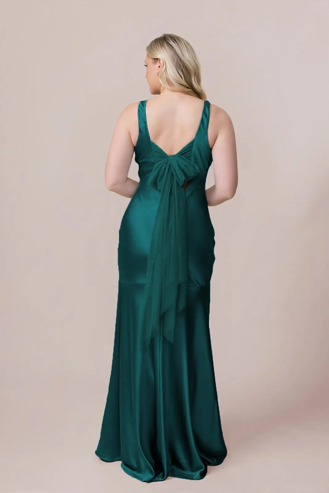 Lana Satin   Tulle Dress | Made To Order