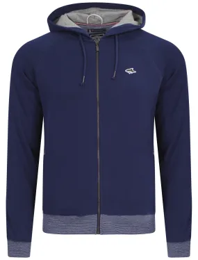 Le Shark Castlands zip up hoodie in blue