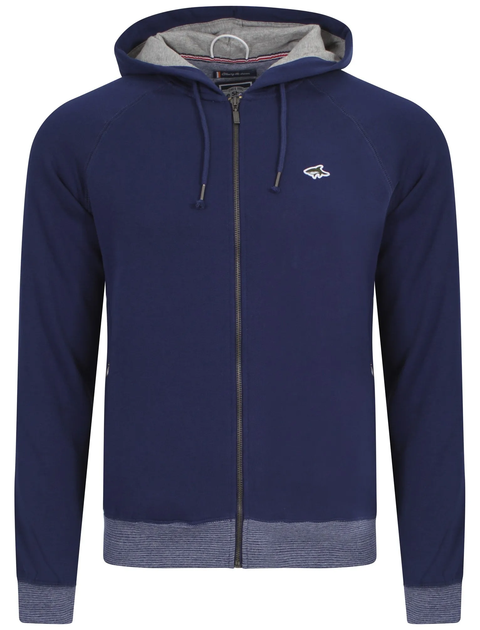 Le Shark Castlands zip up hoodie in blue