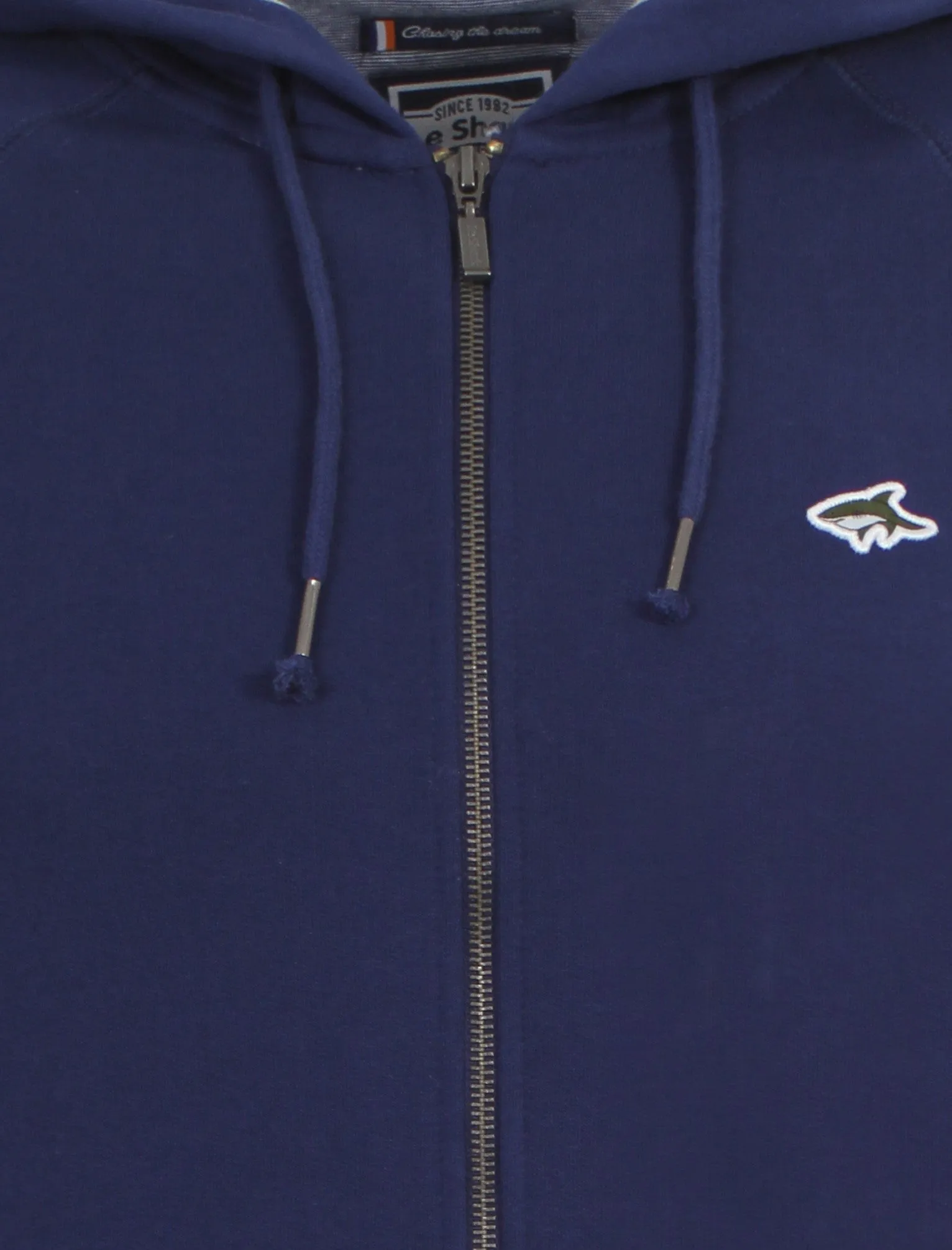Le Shark Castlands zip up hoodie in blue