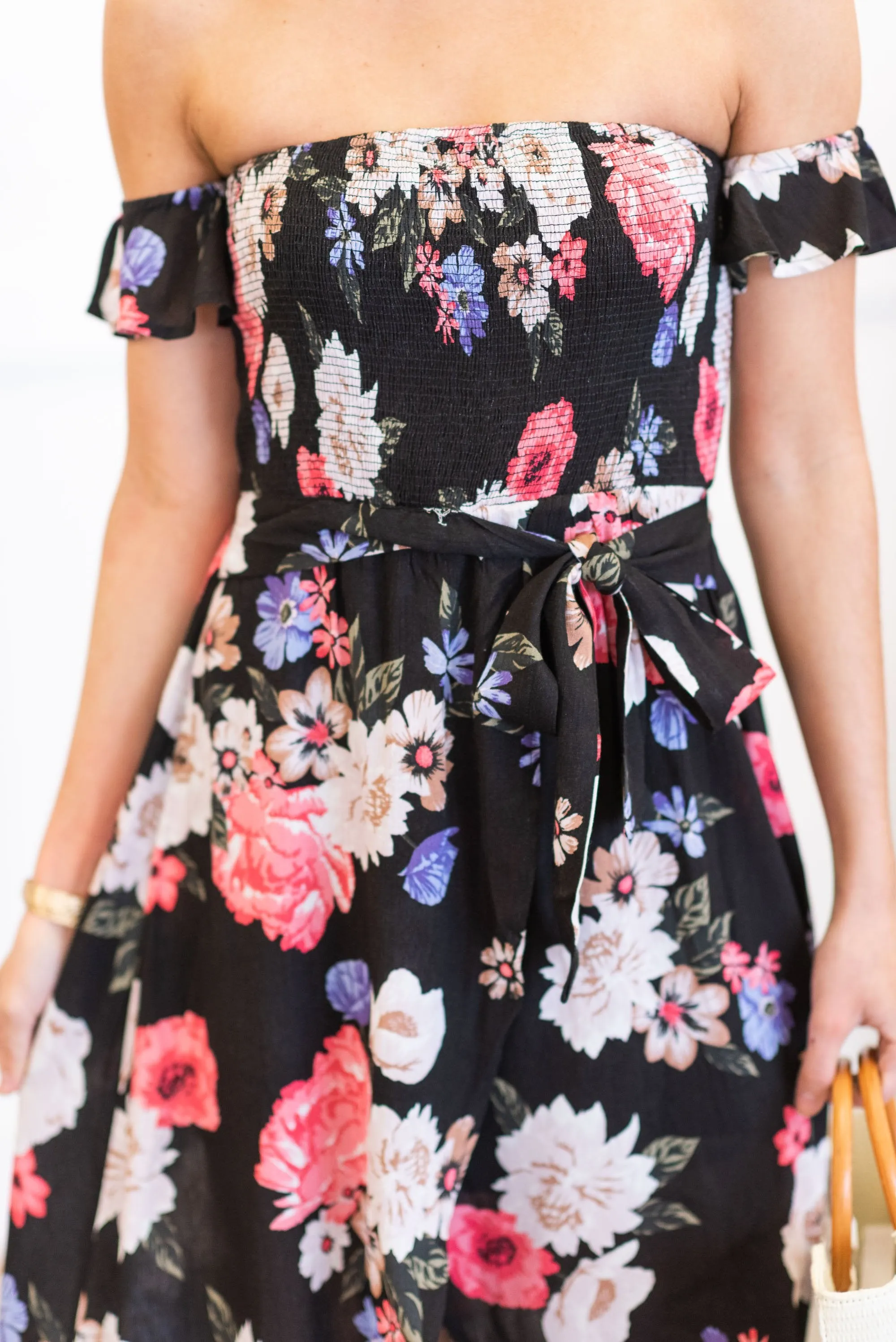 Let's Get Away Maxi Dress, Black
