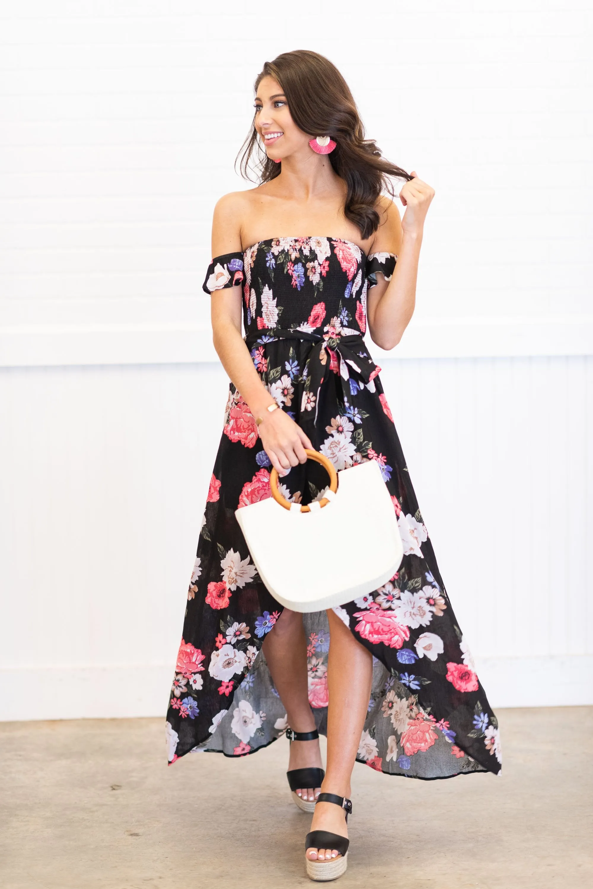 Let's Get Away Maxi Dress, Black