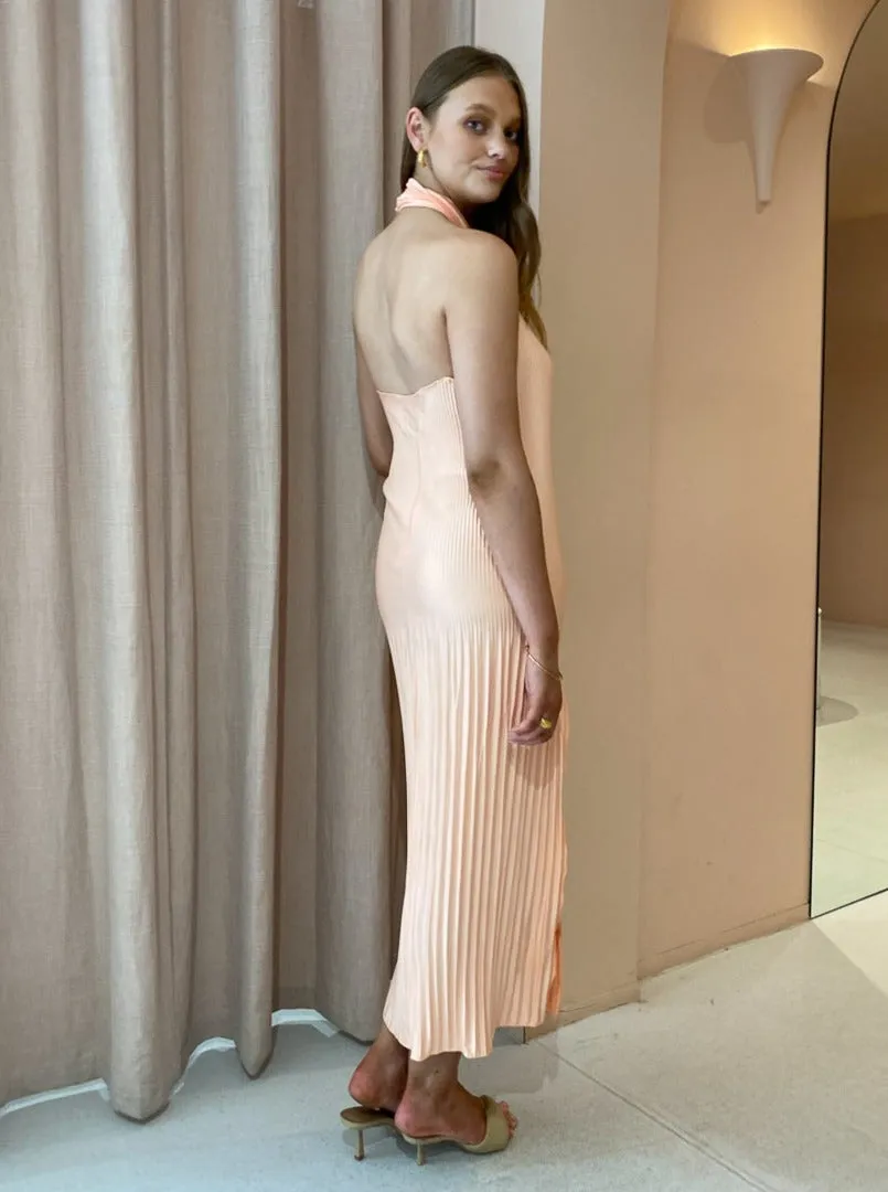 Lidee Halter Gown in Sherbet